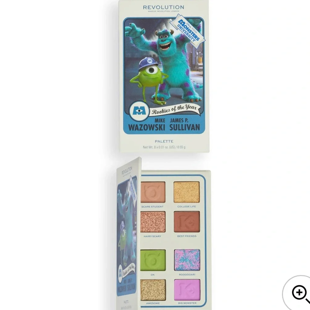 Monsters Inc. Palette, Monsters Inc. Eye Shadow Palette, Disney Lover Gifts